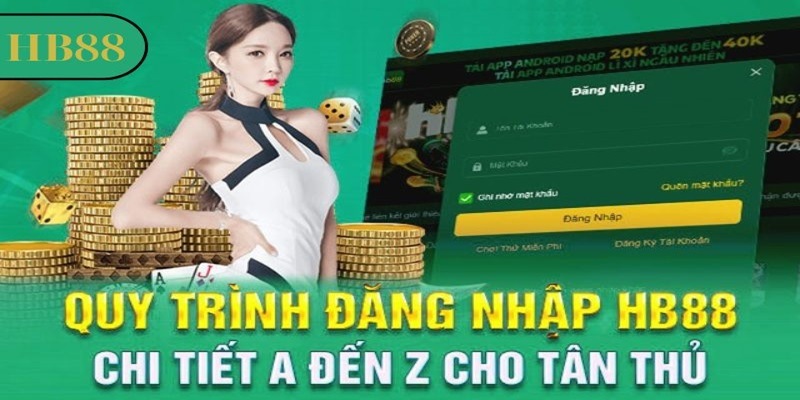 Hướng dẫn các thao tác truy cập tài khoản HB88 đơn giản